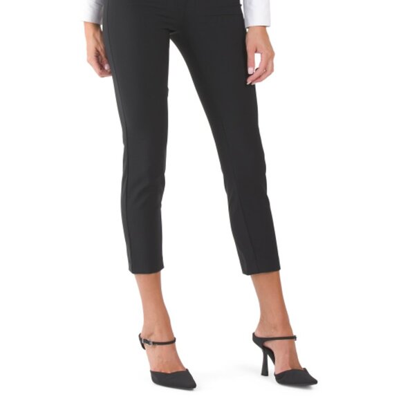 NEWCALVIN KLEIN Straight Slim Button Waist Pants black 362mn - Picture 3 of 3